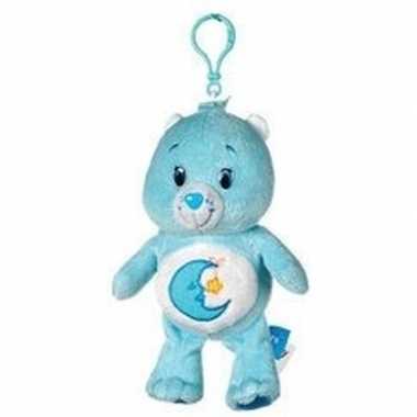 Blauwe troetelbeer maantje sleutelhanger