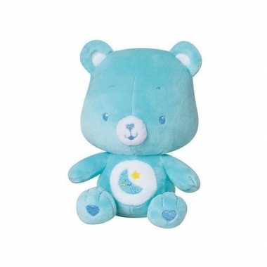 Blauwe troetelberen knuffel rammelaar