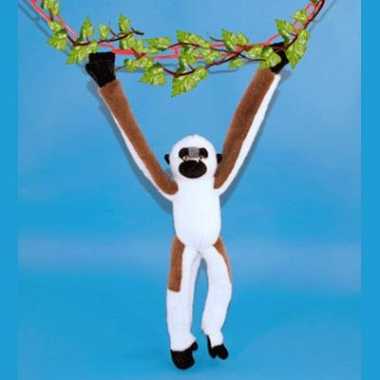 Pluche hangende apen knuffel