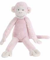 Roze knuffel aap